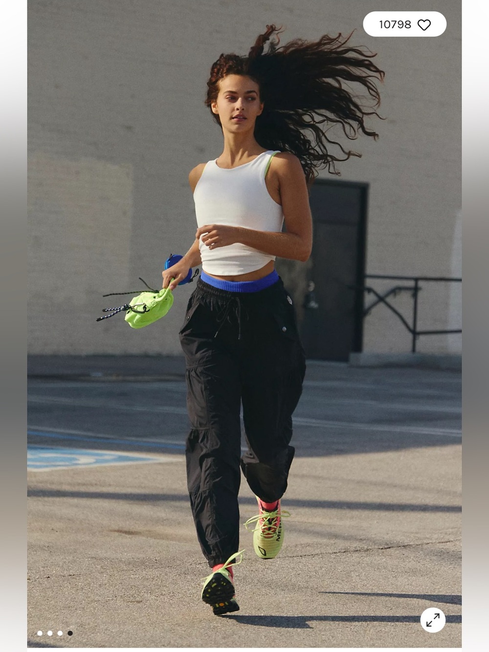 FP Movement by Free People Black Track Joggers with Waistband - Picture 2 of 7
